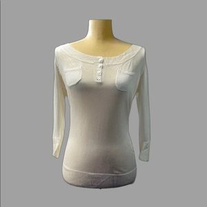 Sample New York White Sweater